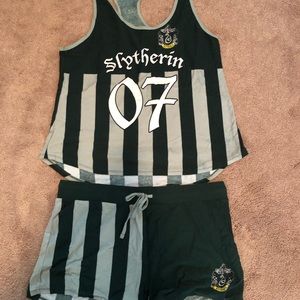 2X Slytherin Pajama Set